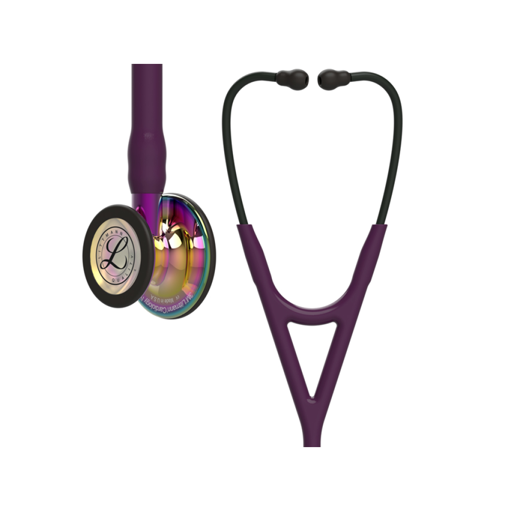 Stetoscop Littmann Cardiology IV Plum capsula curcubeu finisaj oglinda 6239