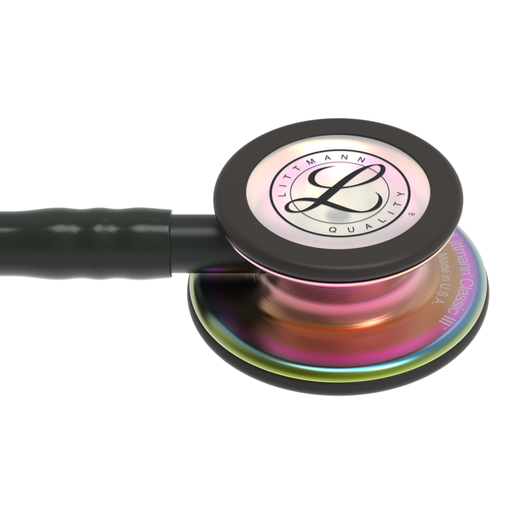 Stetoscop 3M Littmann Classic III Negru cu capsula curcubeu 5870 - capsula