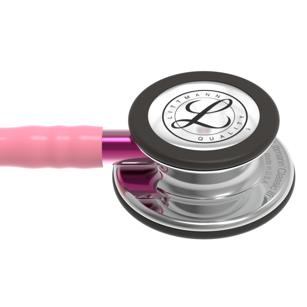 Stetoscop 3M Littmann Classic III Roz perlat cu capsula oglinda 5962 - capsula