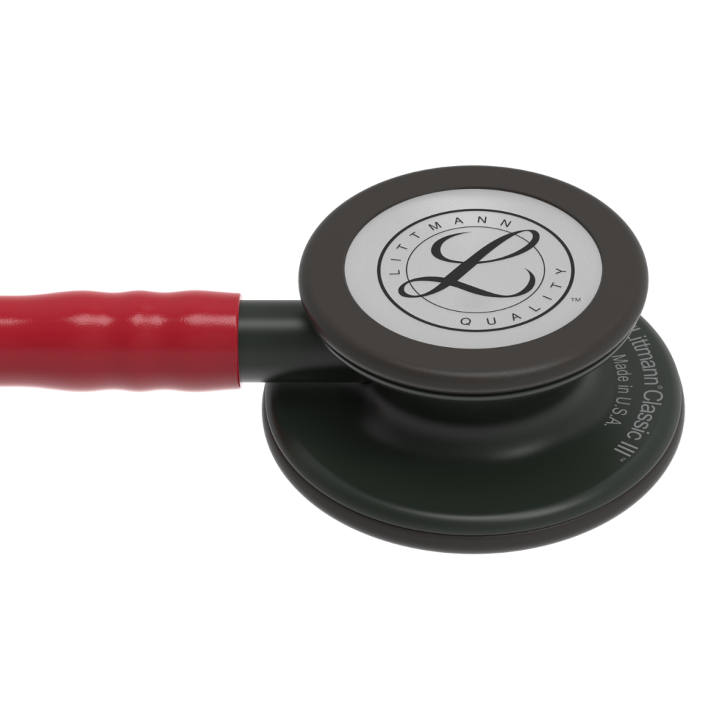 Stetoscop 3M Littmann Classic III Rosu burgundy cu capsula neagra 5868 - capsula