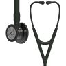 Pachet cardio - Stetoscop Littmann Cardiology IV Negru capsula fumurie finisaj oglinda 6232 + Borseta stetoscop Cardio Neagra