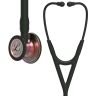 Pachet cardio - Stetoscop Littmann Cardiology IV Negru capsula curcubeu 6165 + Borseta stetoscop Cardio Neagra